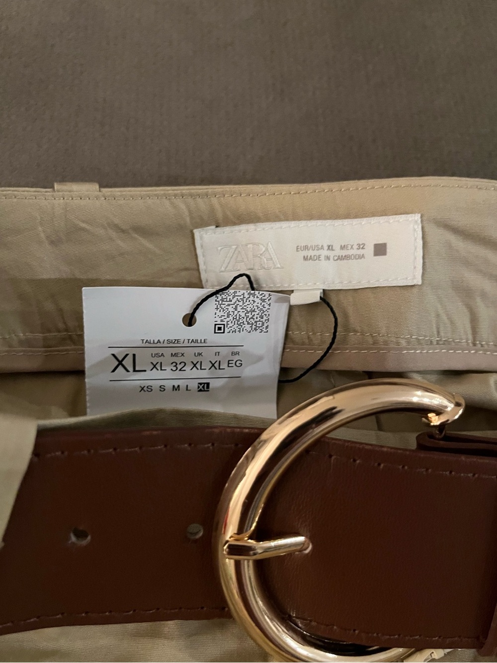 Zara Culottes & Belt - NWT - Picture 8 of 8